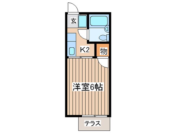 シティハイムエクセルⅤの物件間取画像